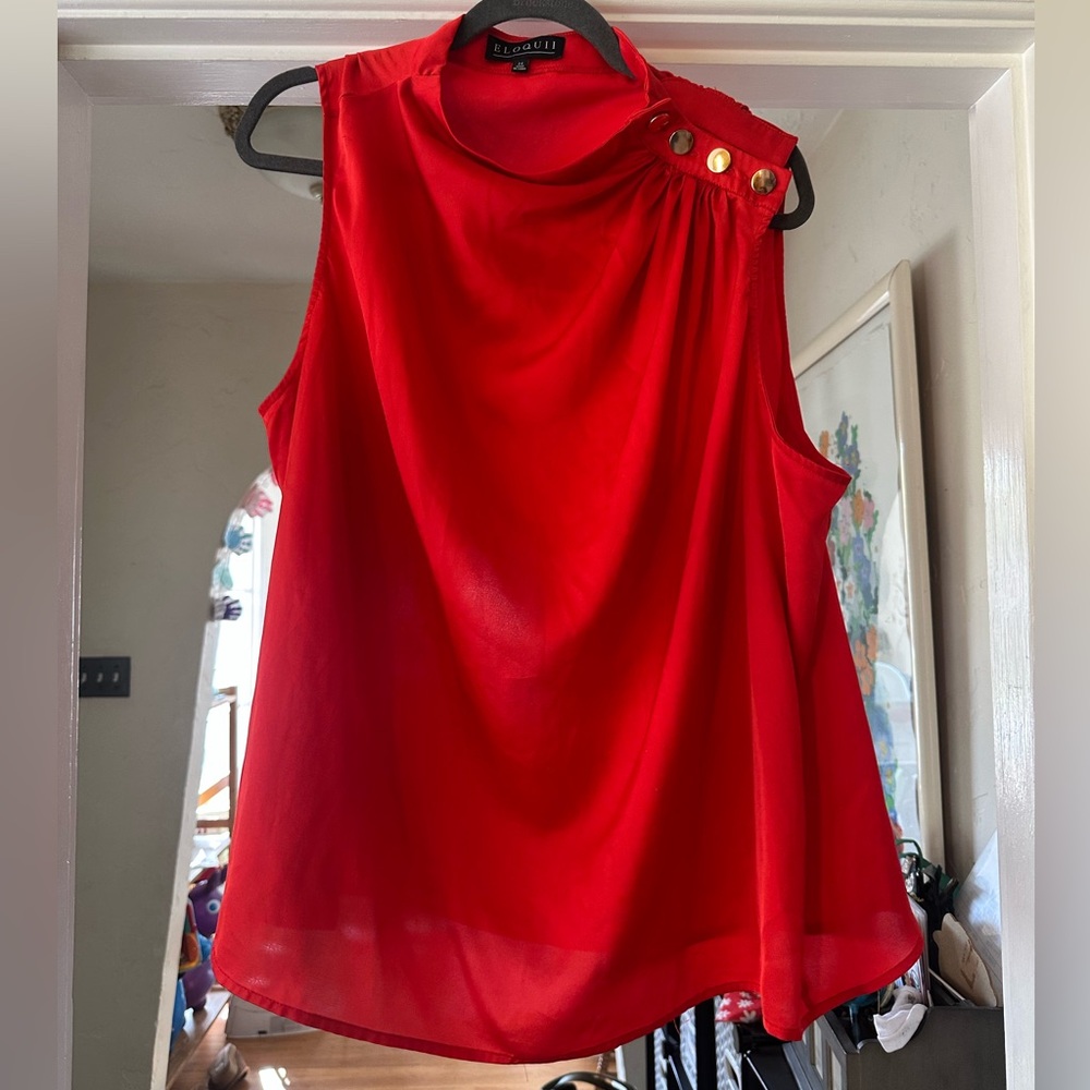 Flirty Red Top